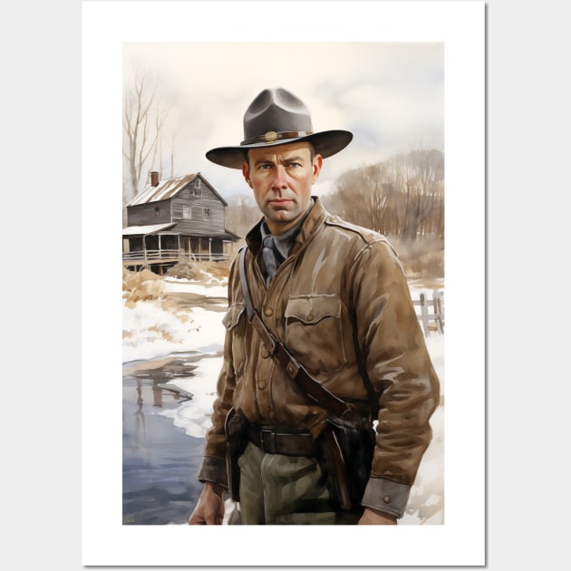 The Country Lawman Wall Art by David Kincaid Art